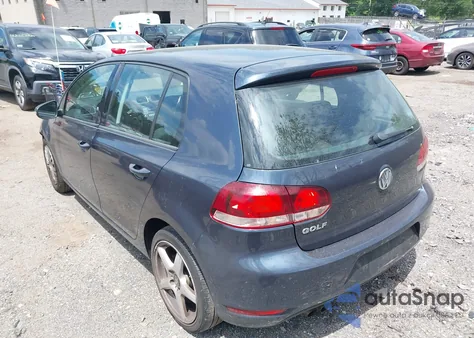 2010 Volkswagen Golf 4-Door из США, поврежденный, VIN WVWDB7AJ0AW364638